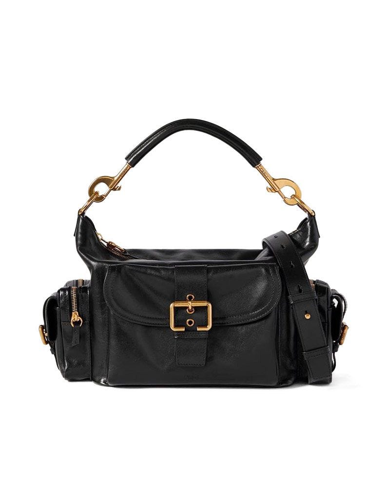 Sac à bandoulière en cuir de la caméra