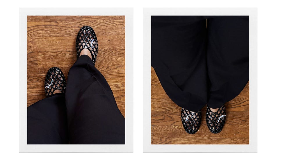 michella minerai portant le ballet de réseau de gelée de la marine de la marine à plat