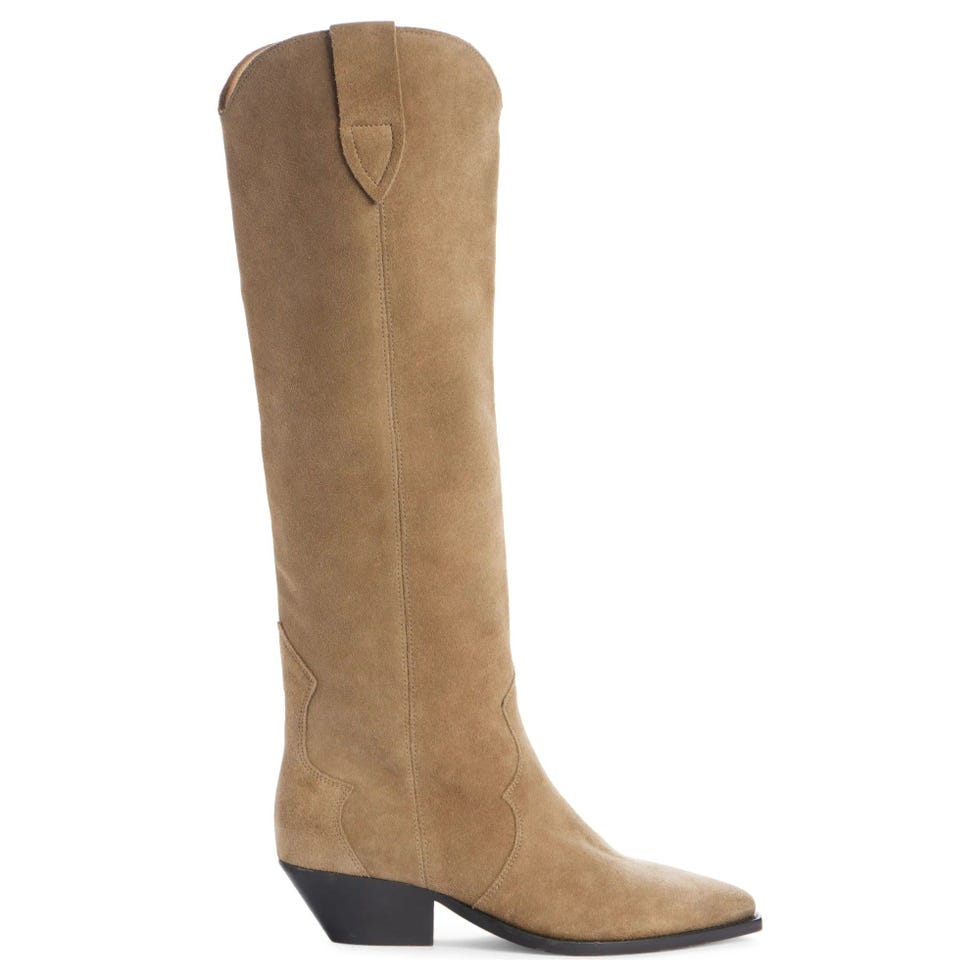 Denvee Suede Tall Western Boot Denvee Suede Tall Western Boot