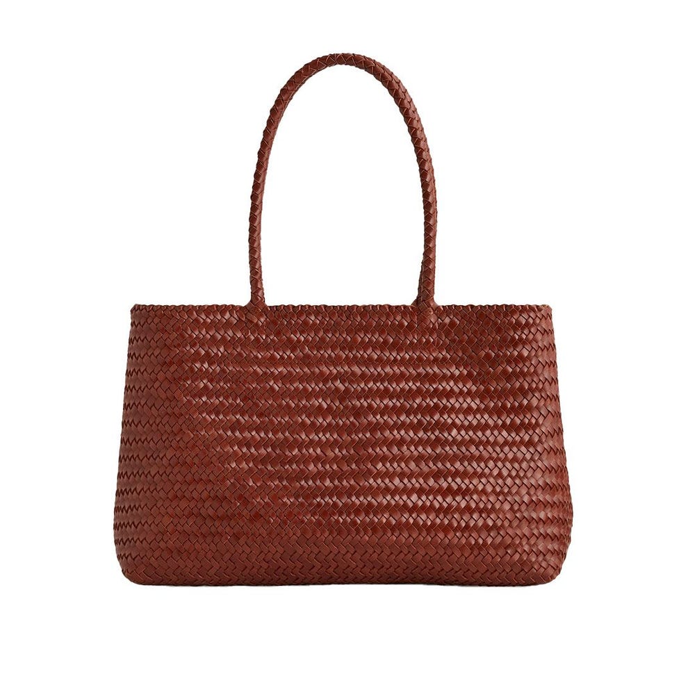 Fourre-tout en cuir tissé à la main Fourre-tout en cuir tissé à la main