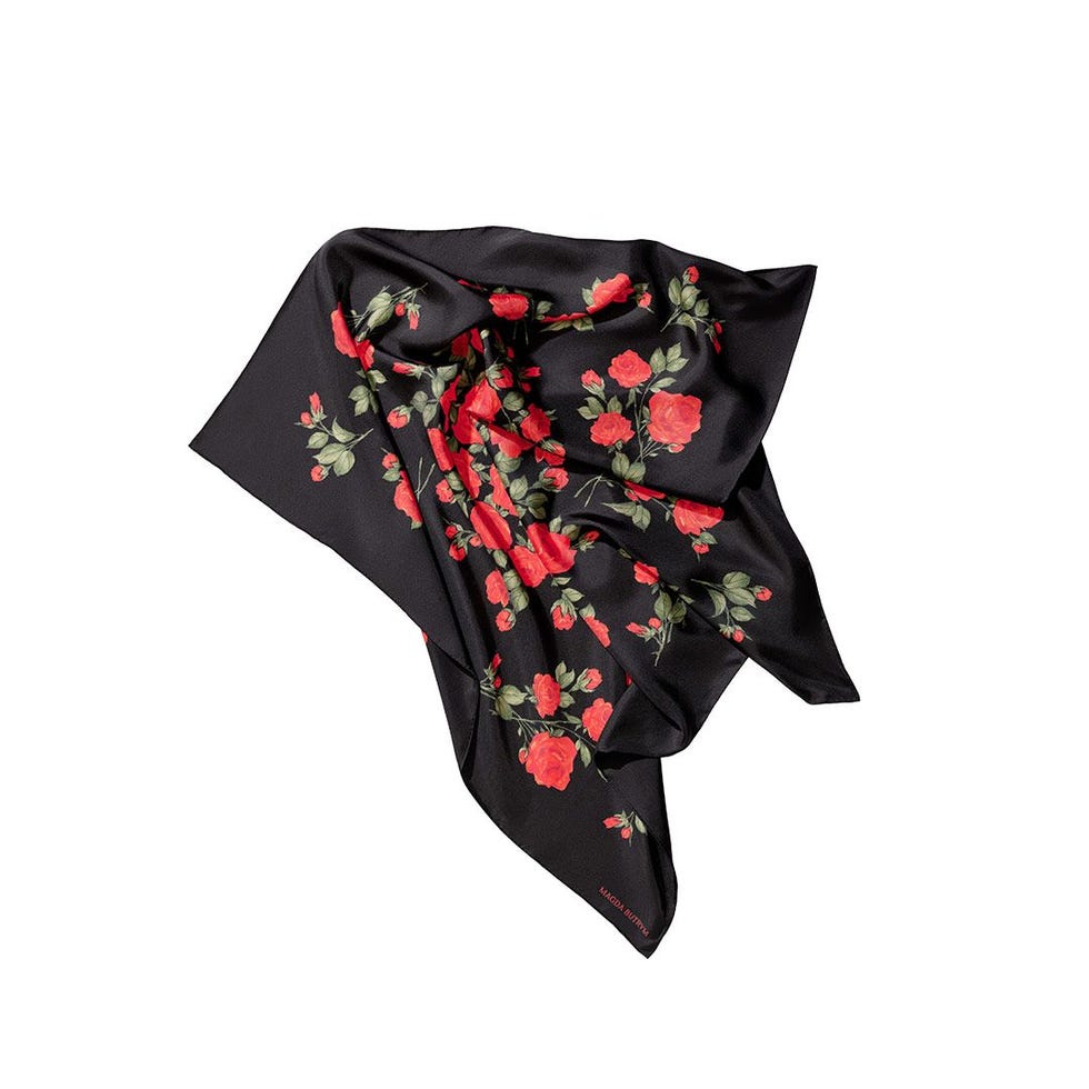 Écharpe en soie imprimée