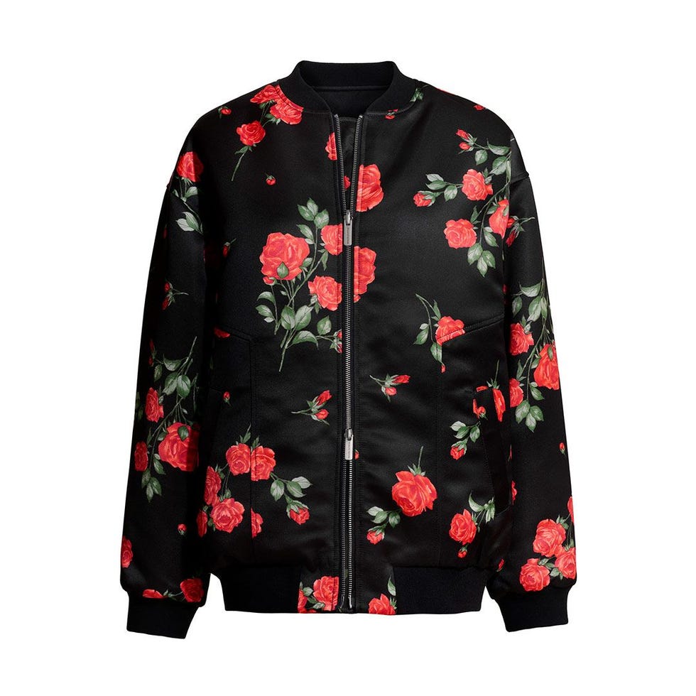 Veste de bombardier réversible surdimensionné