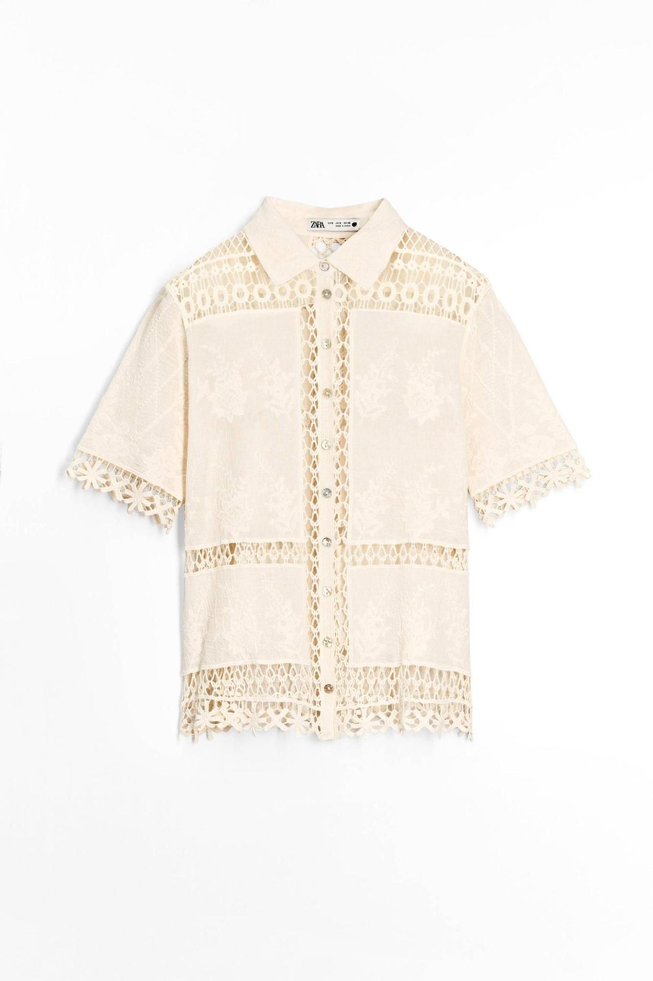 Chemisier au crochet