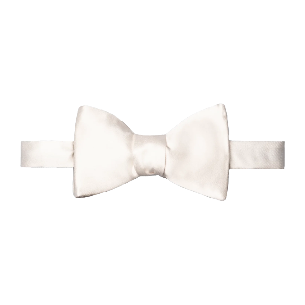 Nœud papillon en satin en soie 