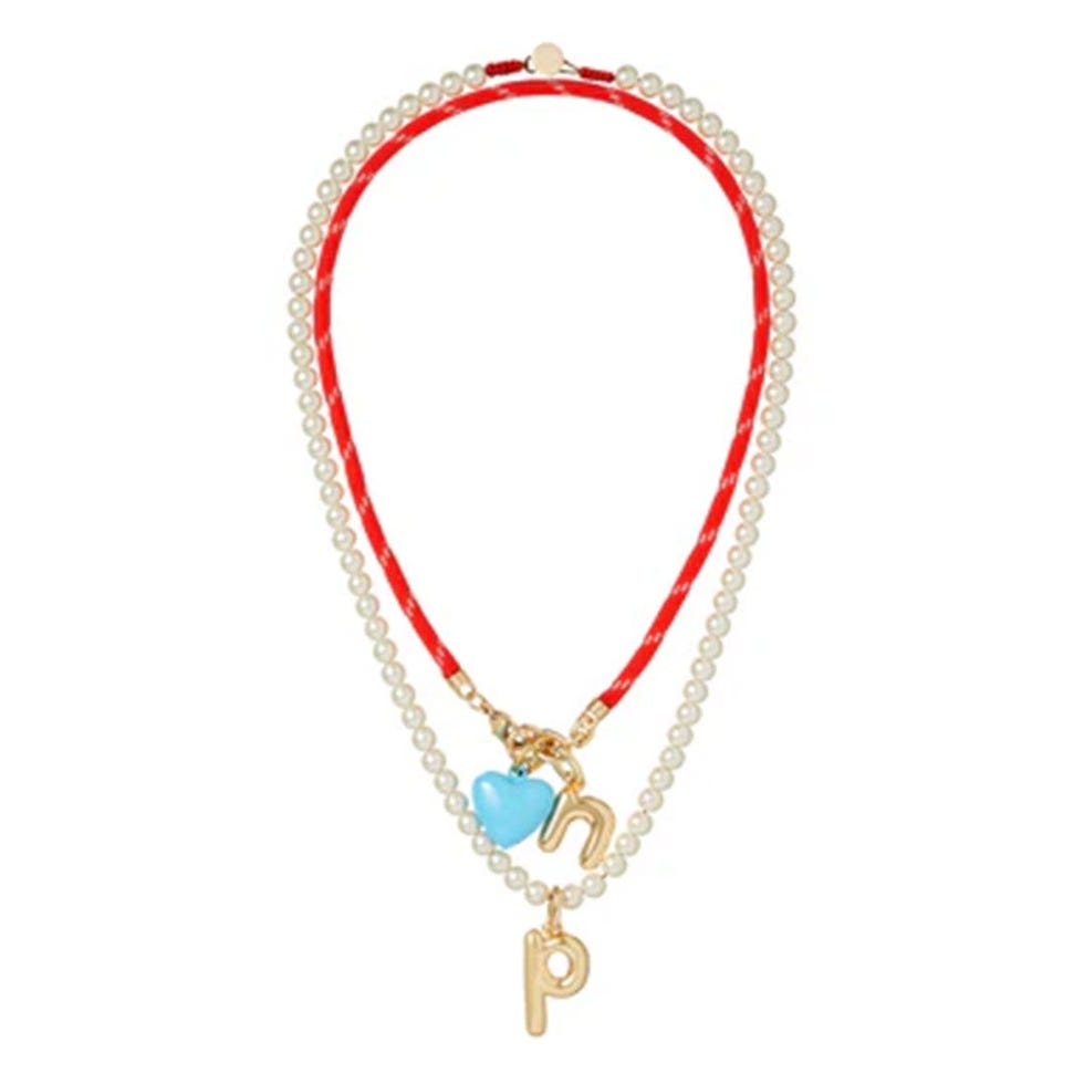 Duo de collier de charme de cordon heureux