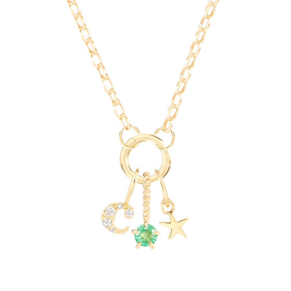 Collier de support de charme en or personnalisé