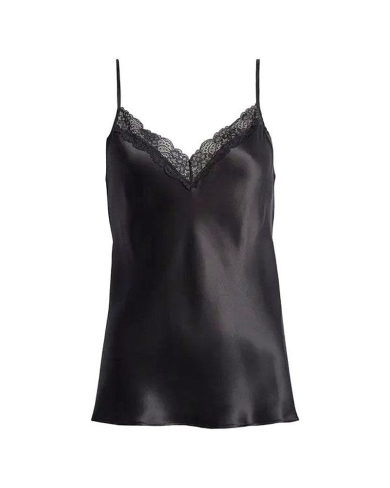 Camisole en soie laiteuse