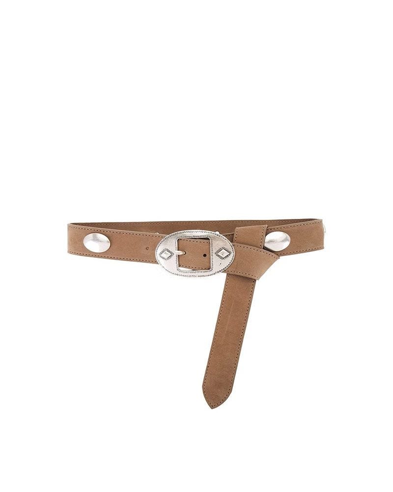 Tucker Concho Nubuck Belt