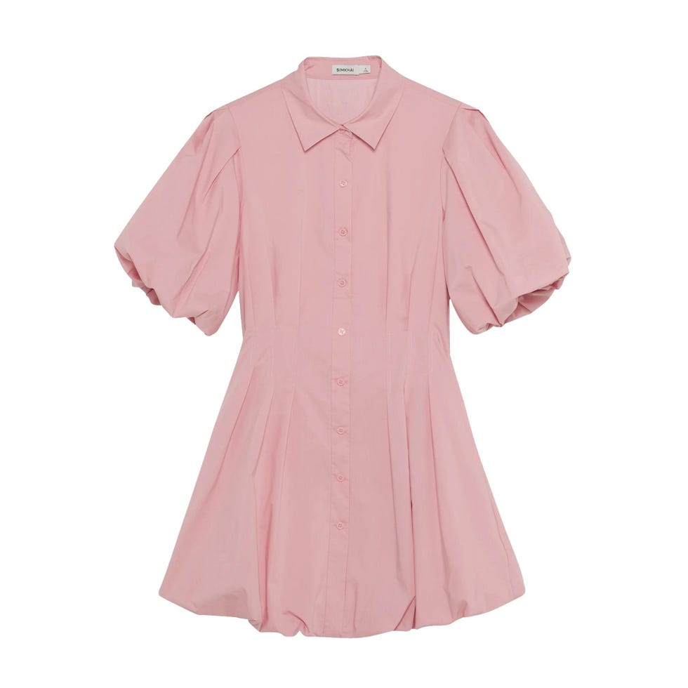 Cleo Balloon Pintuck Minidress