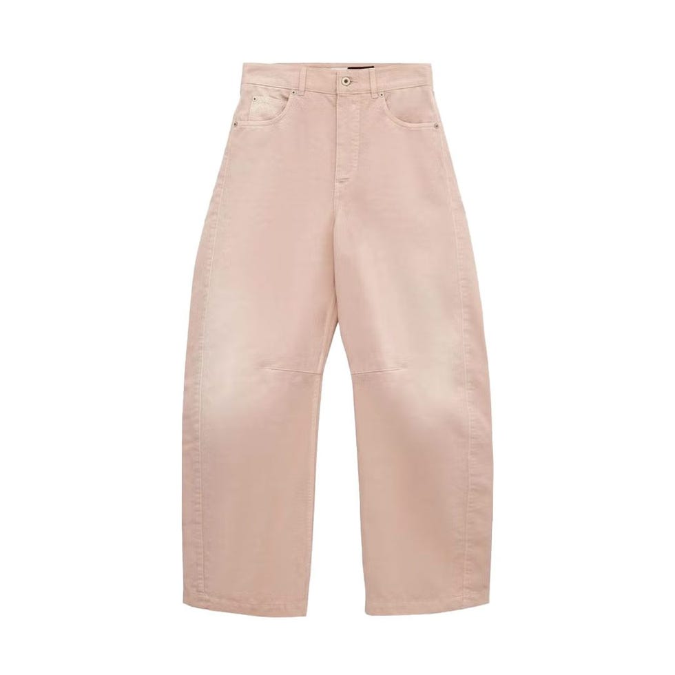 Pantalon en coton en baril