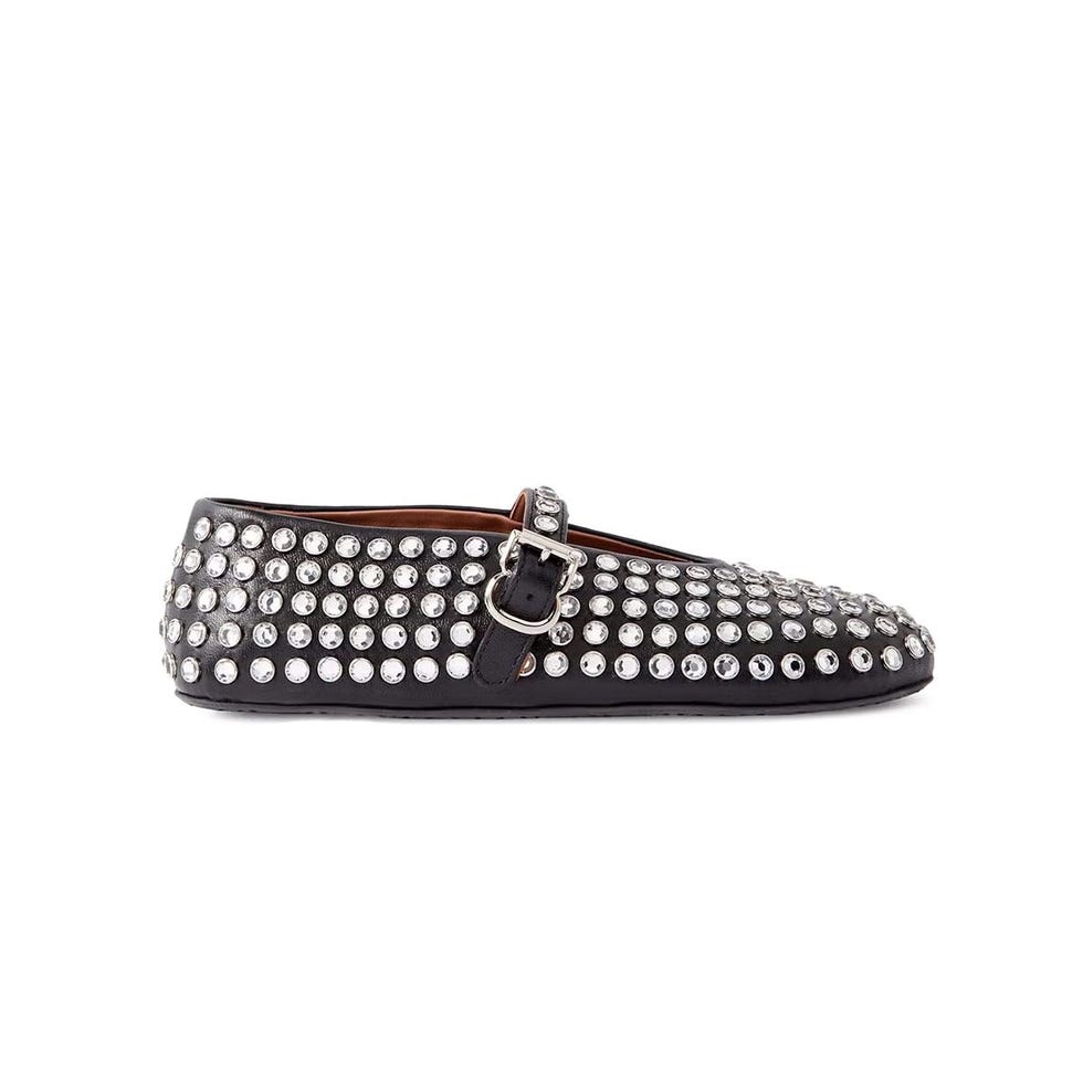 Cuir orné Mary Jane Flats Cuir orné Mary Jane Flats