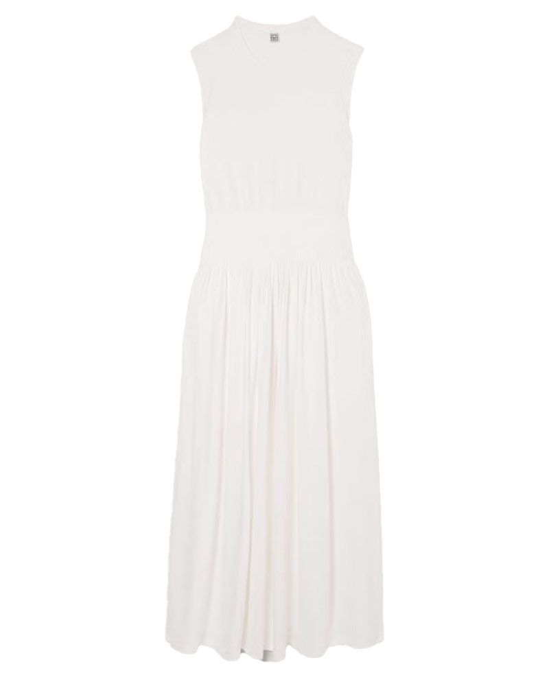 Robe de tee-shirt en coton sans manches