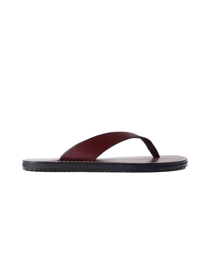 Sandales en cuir de flore