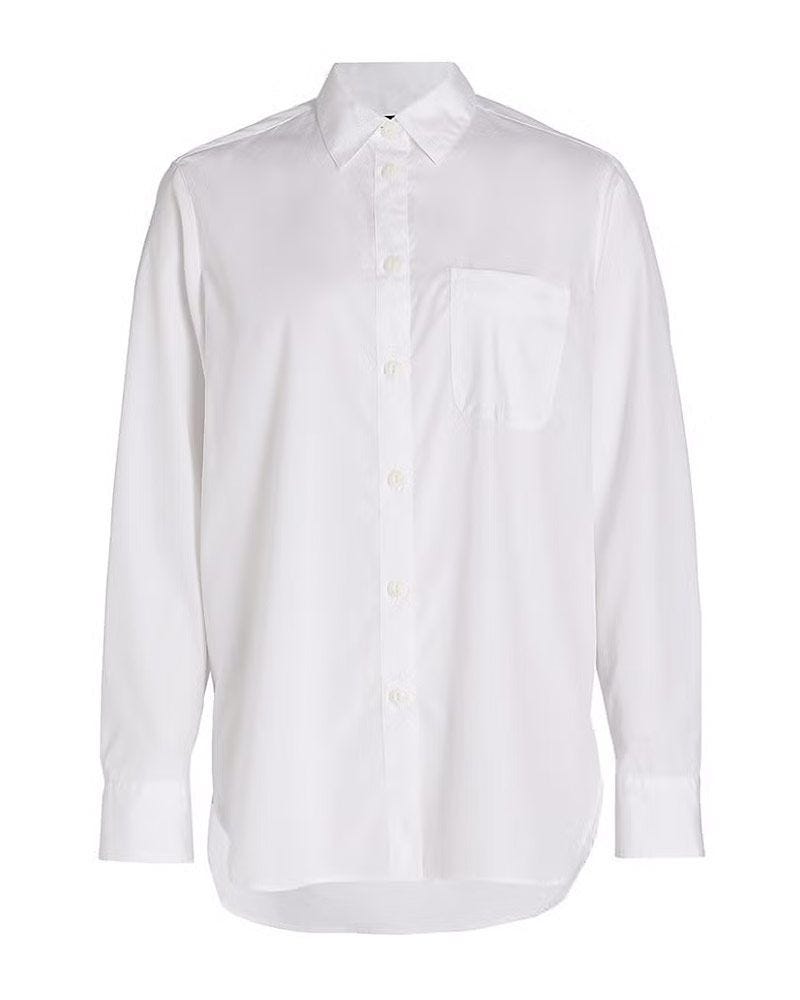 Chemise de bouton de coton maxine 