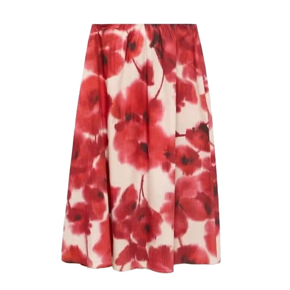 Jupe midi florale Jupe midi florale