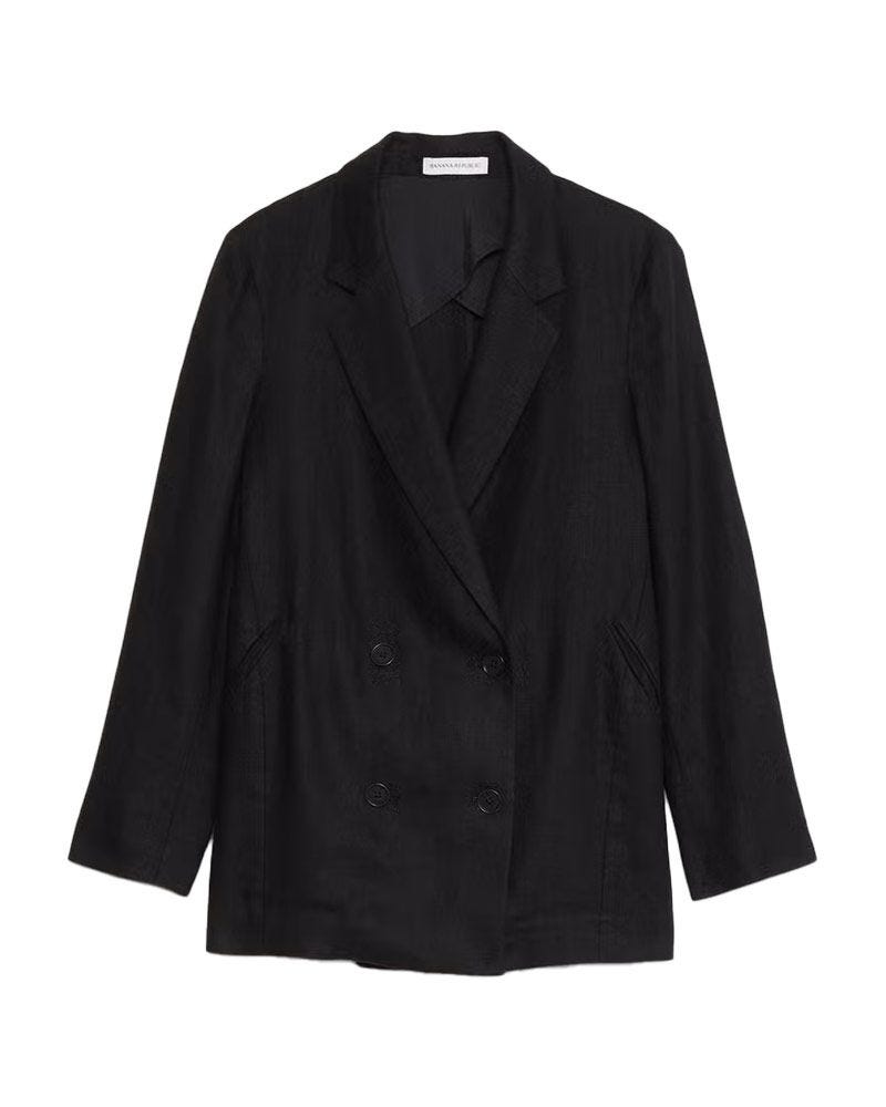 Blazer en lin détendu