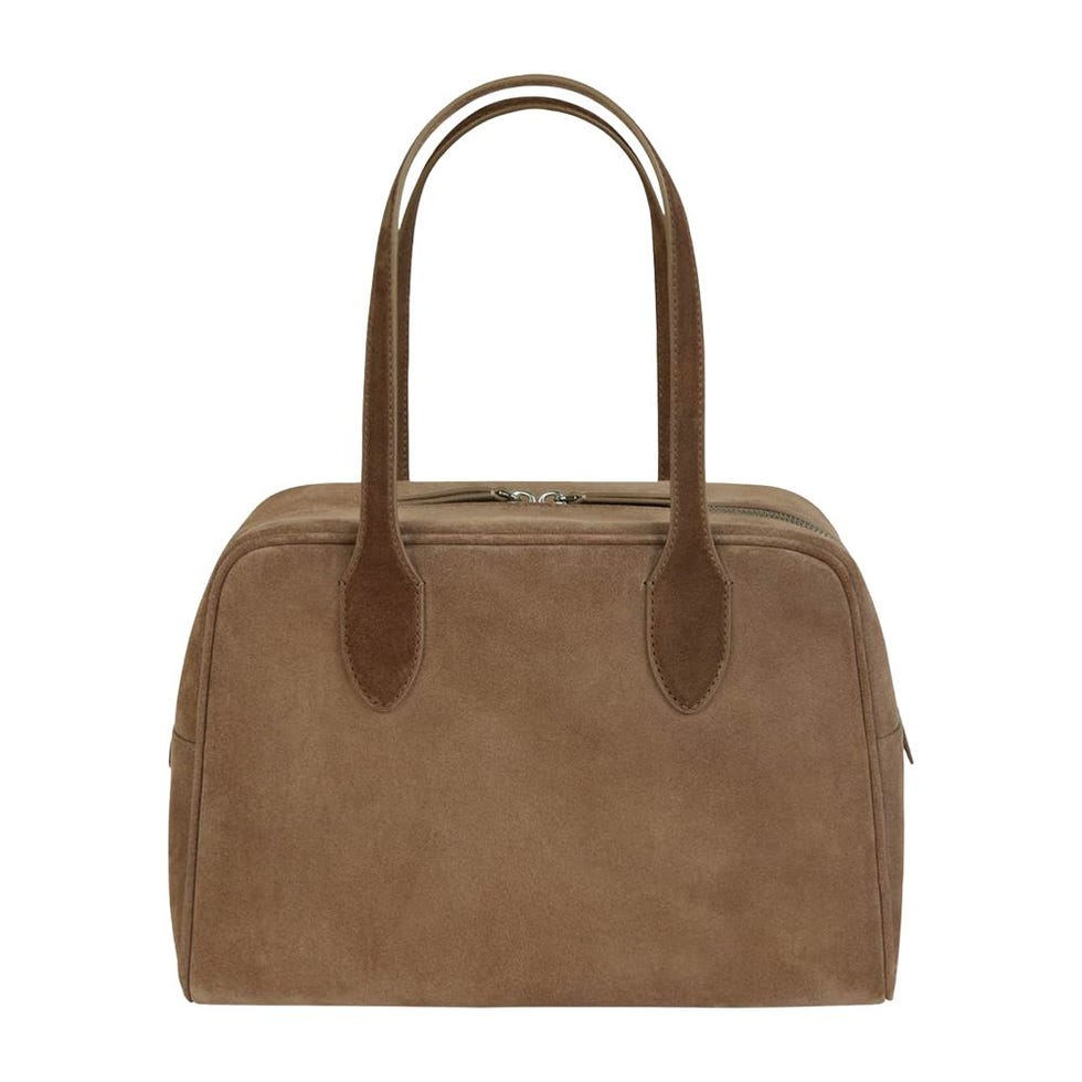 Le sac à poignée supérieure en daim de l'avenue