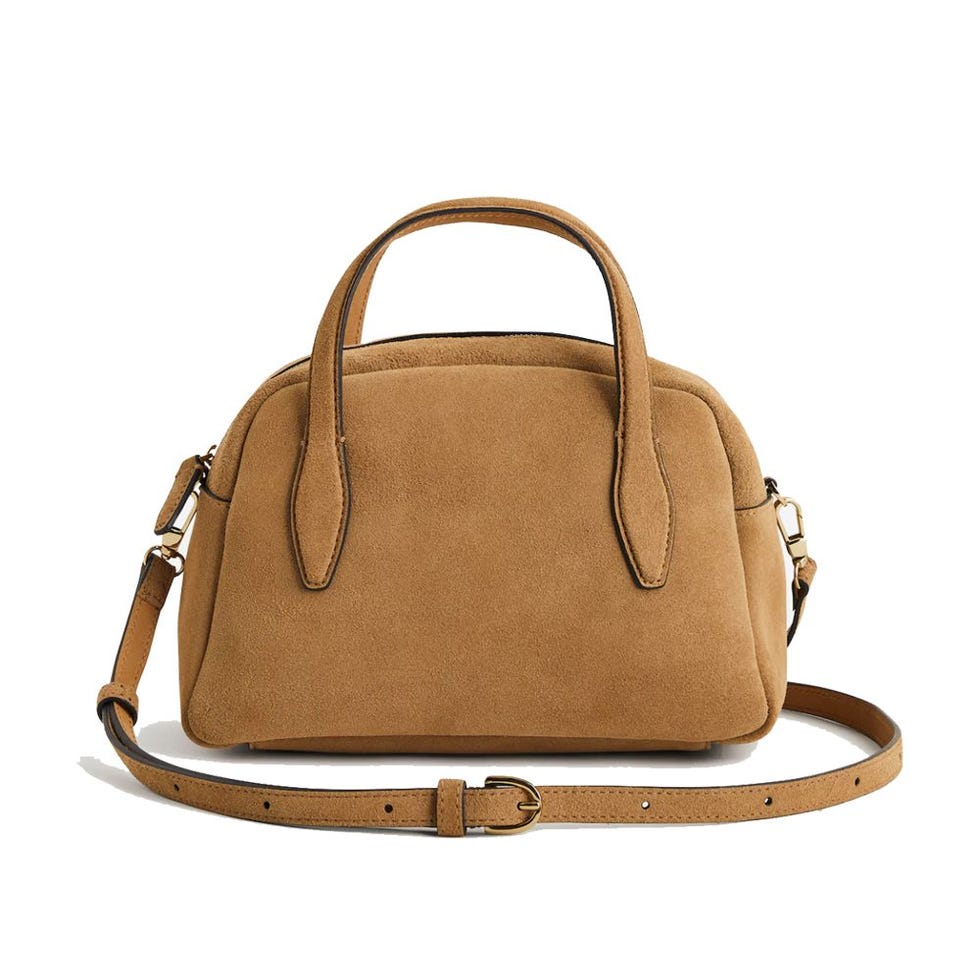 Sac à bandoulière moyen en daim