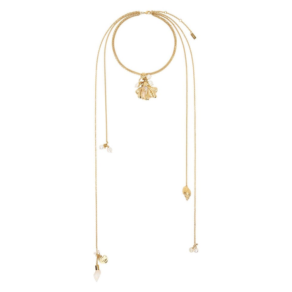 Collier écharpe des coquilles