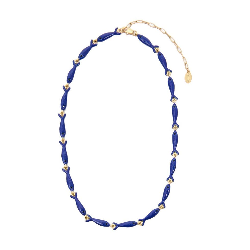 Collier de sardine en émail