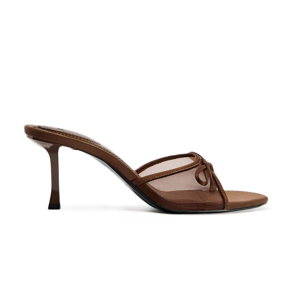 Sandales à arc en maille