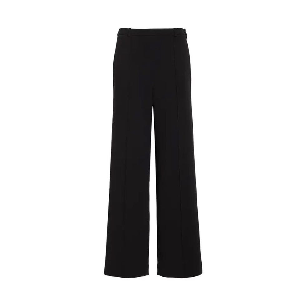 Pantalon à jambes larges à taille haute