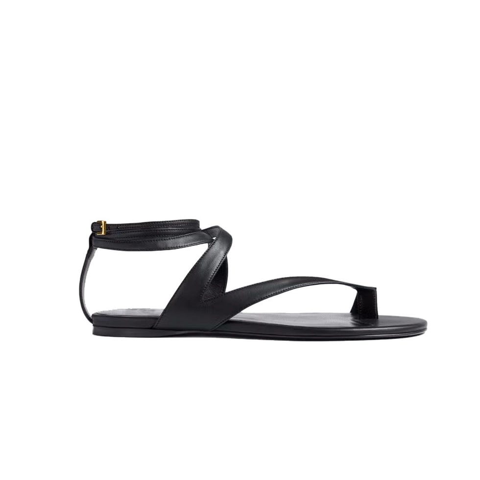 Sandales plates de sangle de cheville Aimee