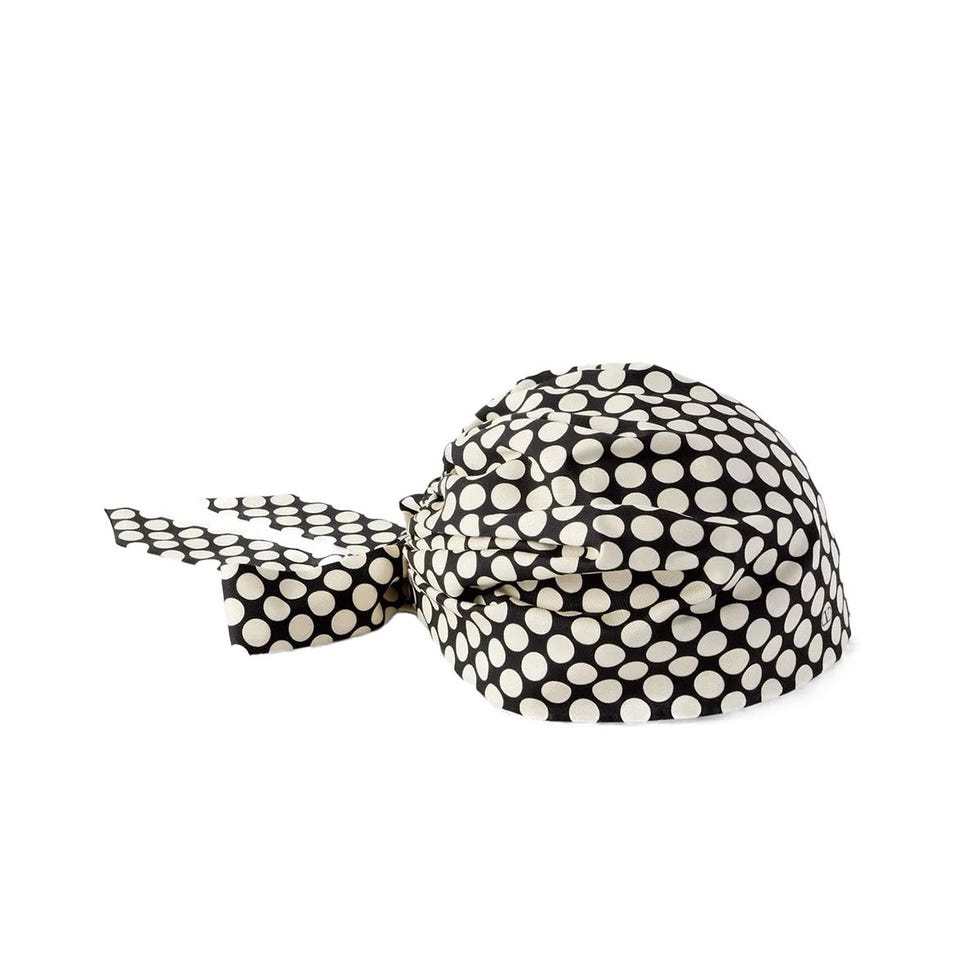 Escape enveloppe de coton et de tête de soie à polka et de soie