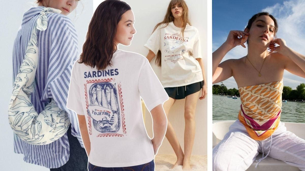 El estampado de sardina inundará tus looks este verano
