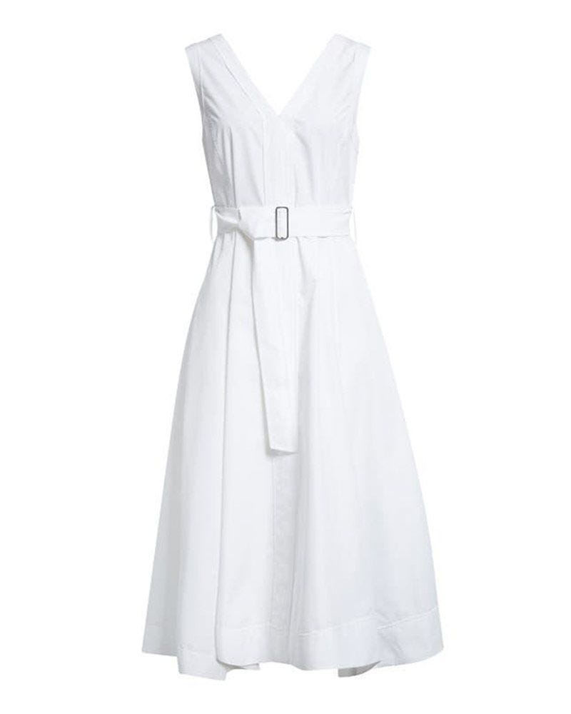 Robe midi sans manches 