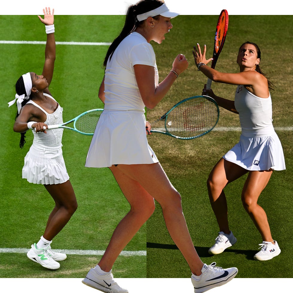 Coco Gauff, Amanda Anisimova, Emma Navarro à Wimbledon