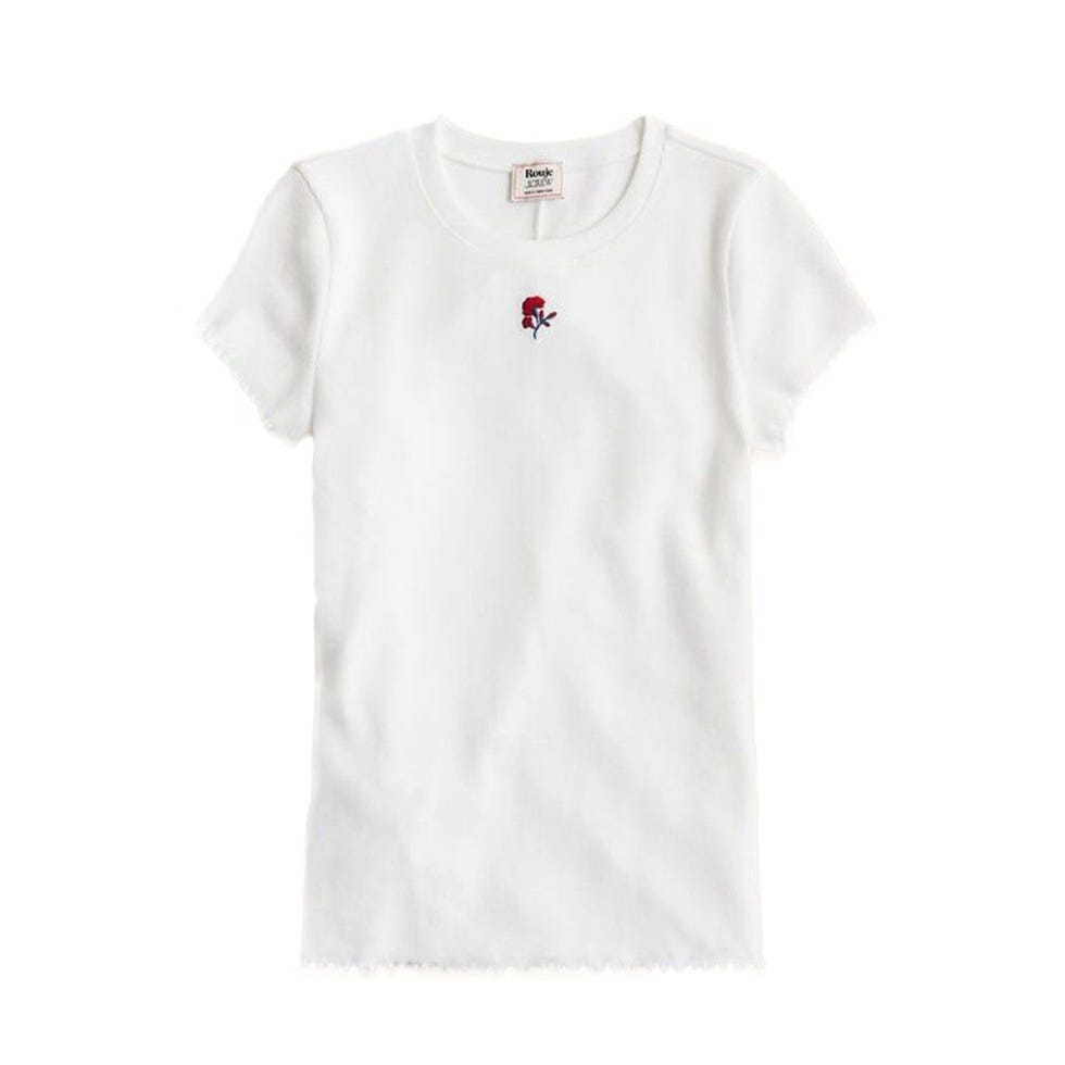 T-shirt à manches courtes de fleur T-shirt à manches courtes de fleur