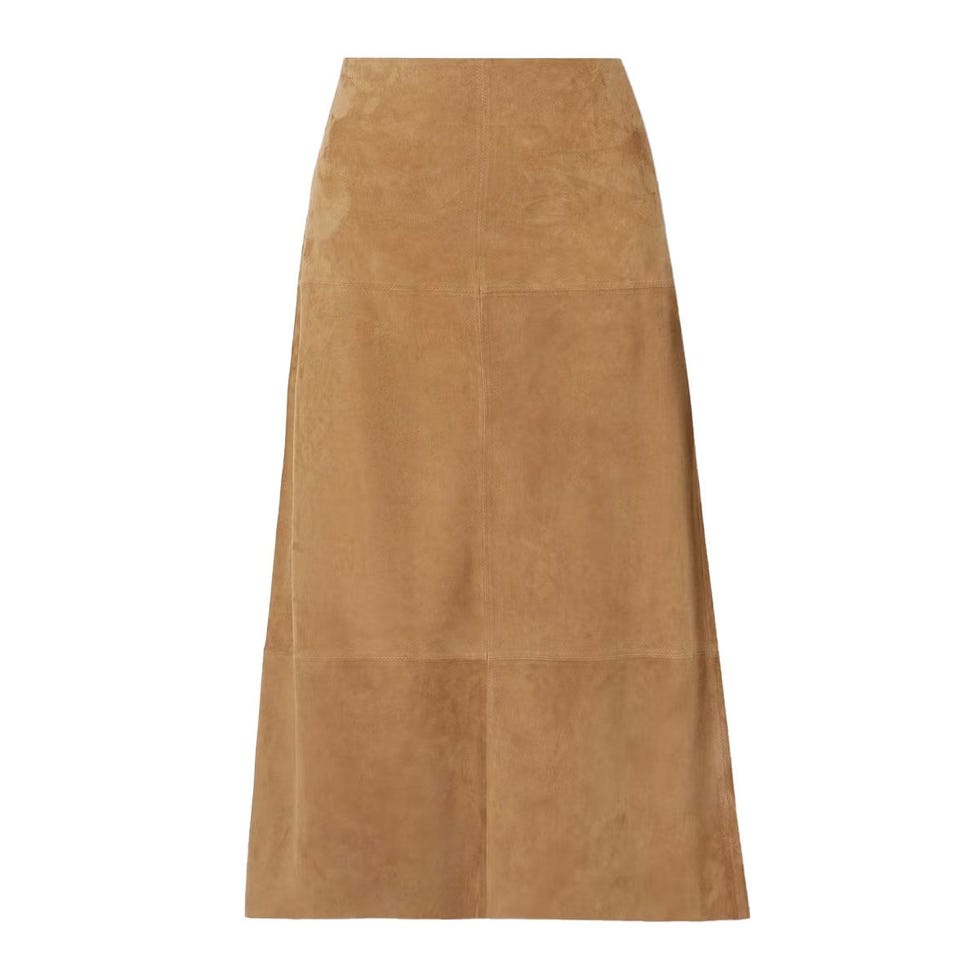 Nadia Suede Midi Jupe