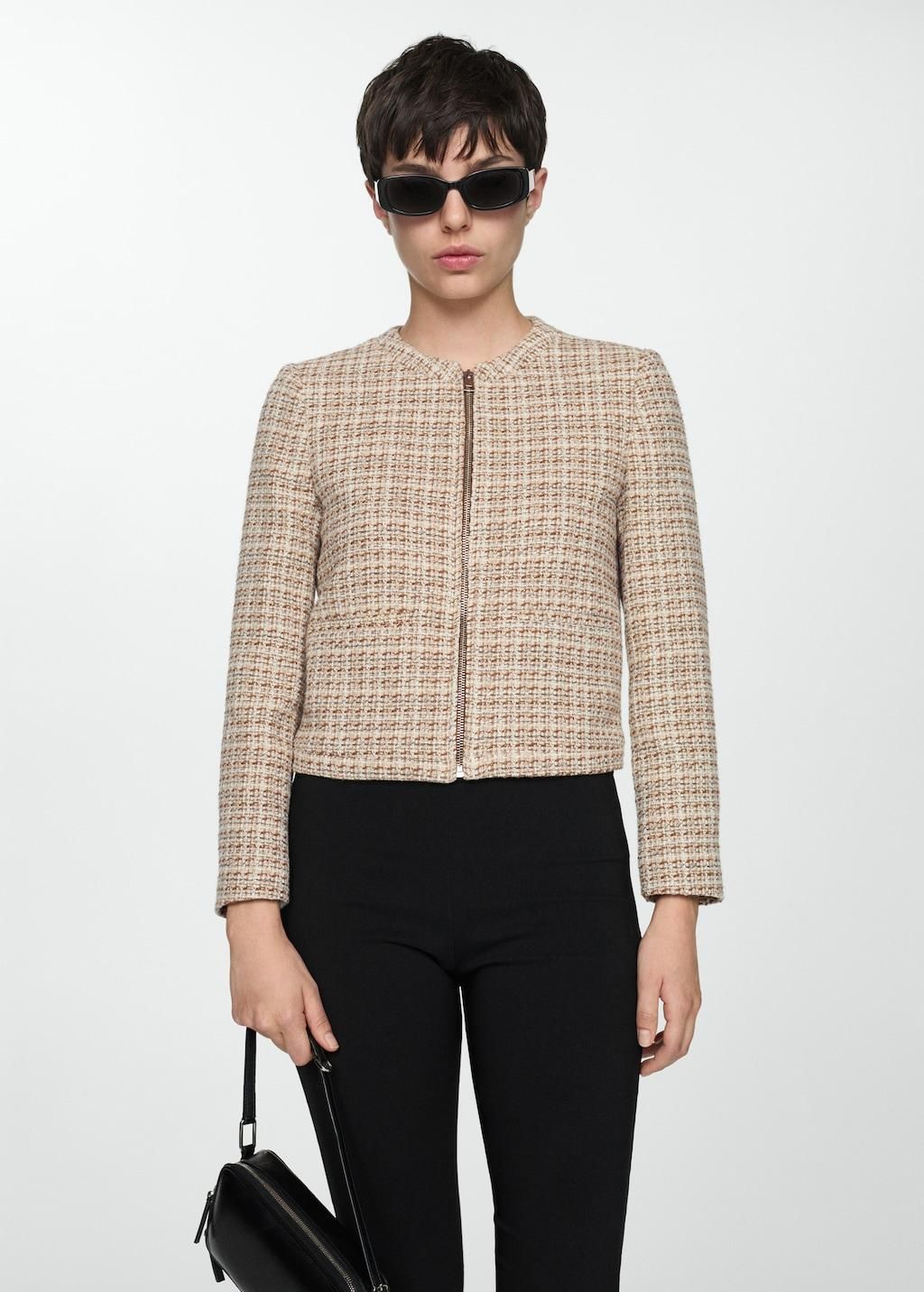 Veste en tweed courte