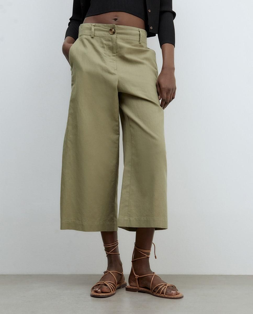 Pantalon de Culotte Lino