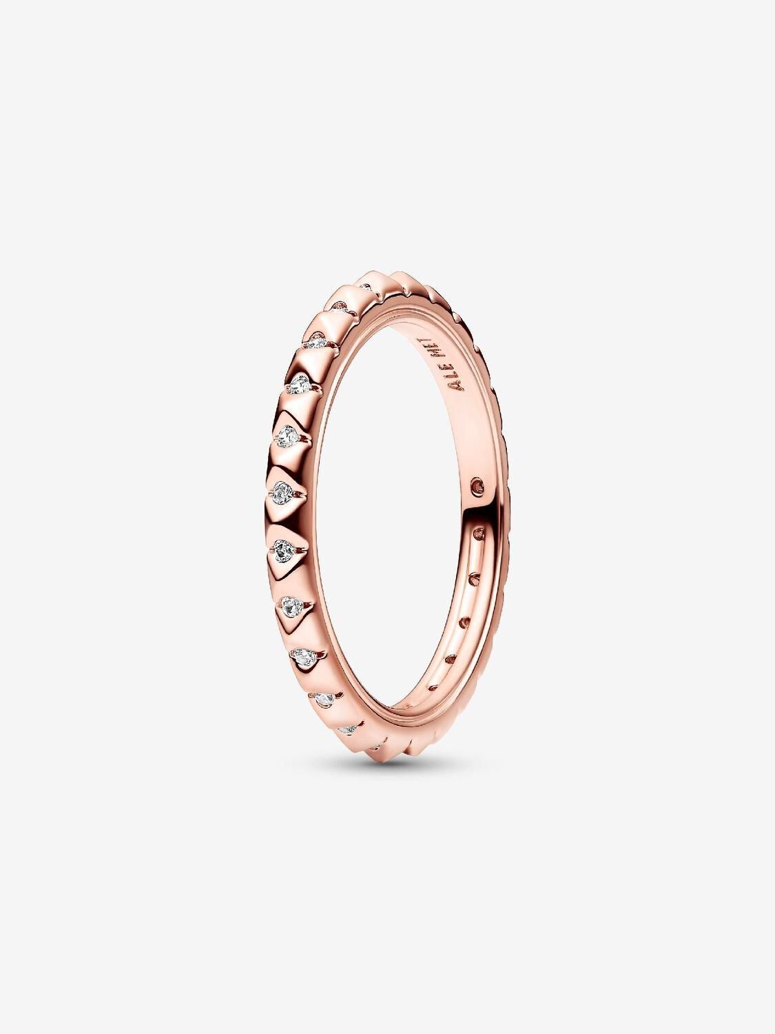 Bague en or rose