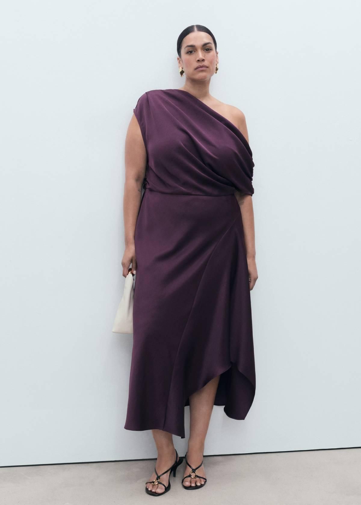 Guest, robe en satin de mangue