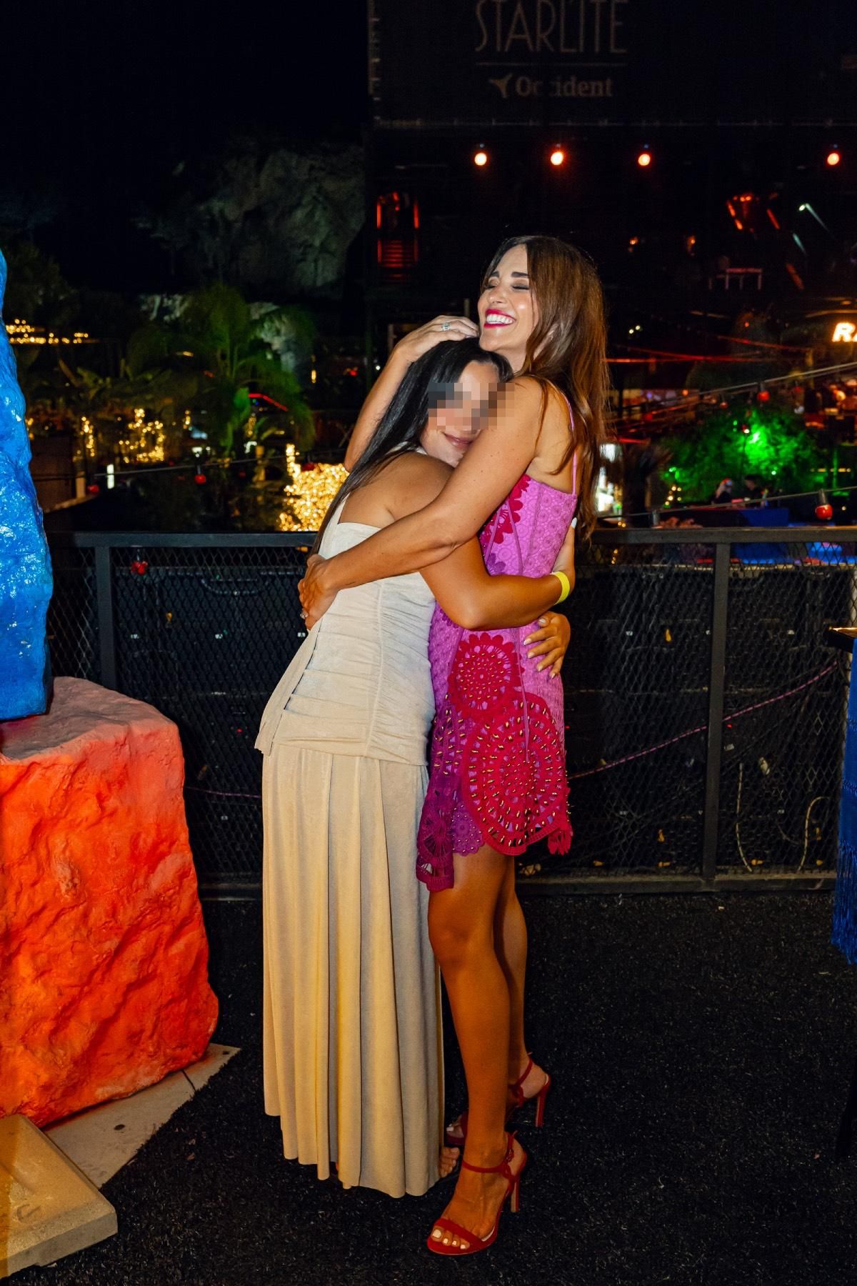 Paula Echevarría et sa fille à sa fête d'anniversaire