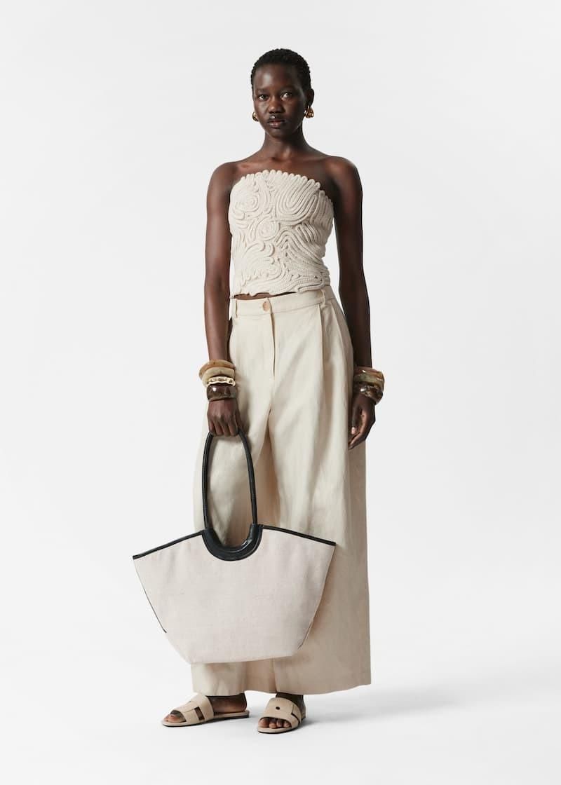 Un pantalon bandaau et palazzo