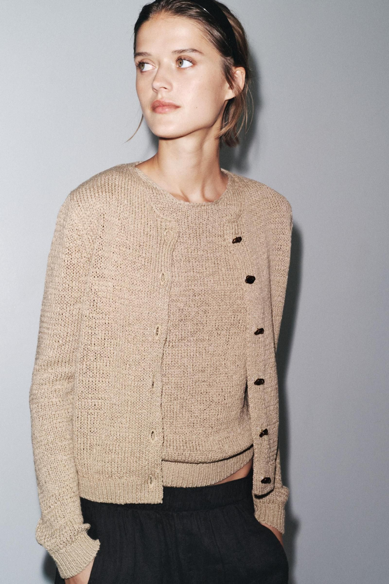 Veste de points rustiques