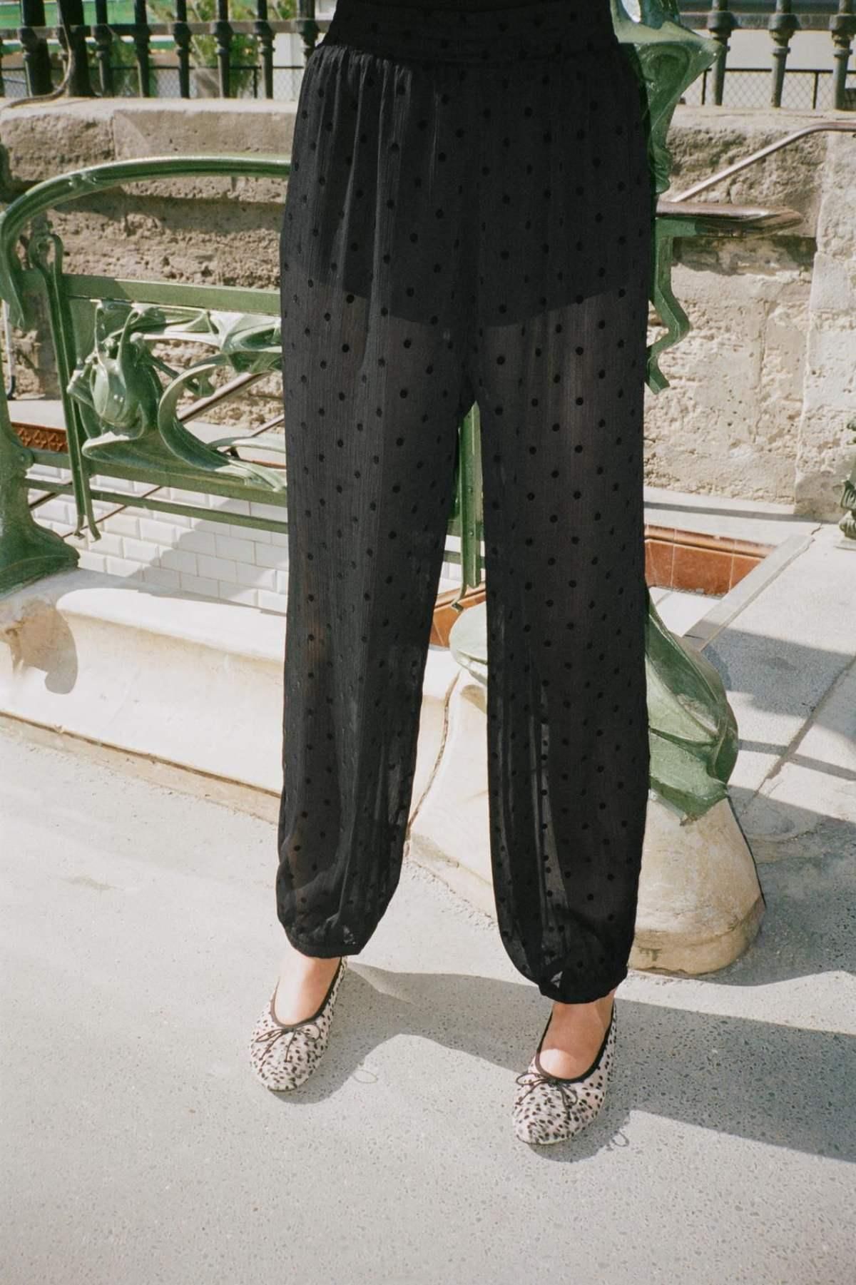 Pantalons de points Zara Polka