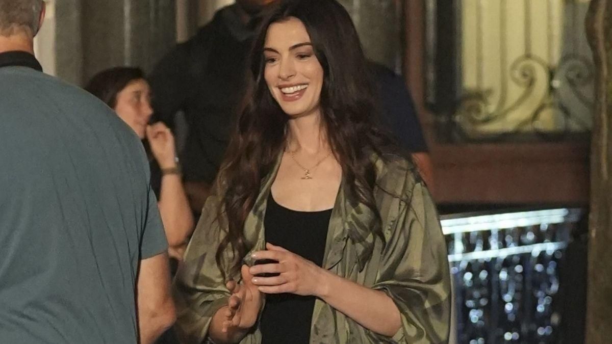 Los pantalones vaqueros del otoño son los de Anne Hathaway