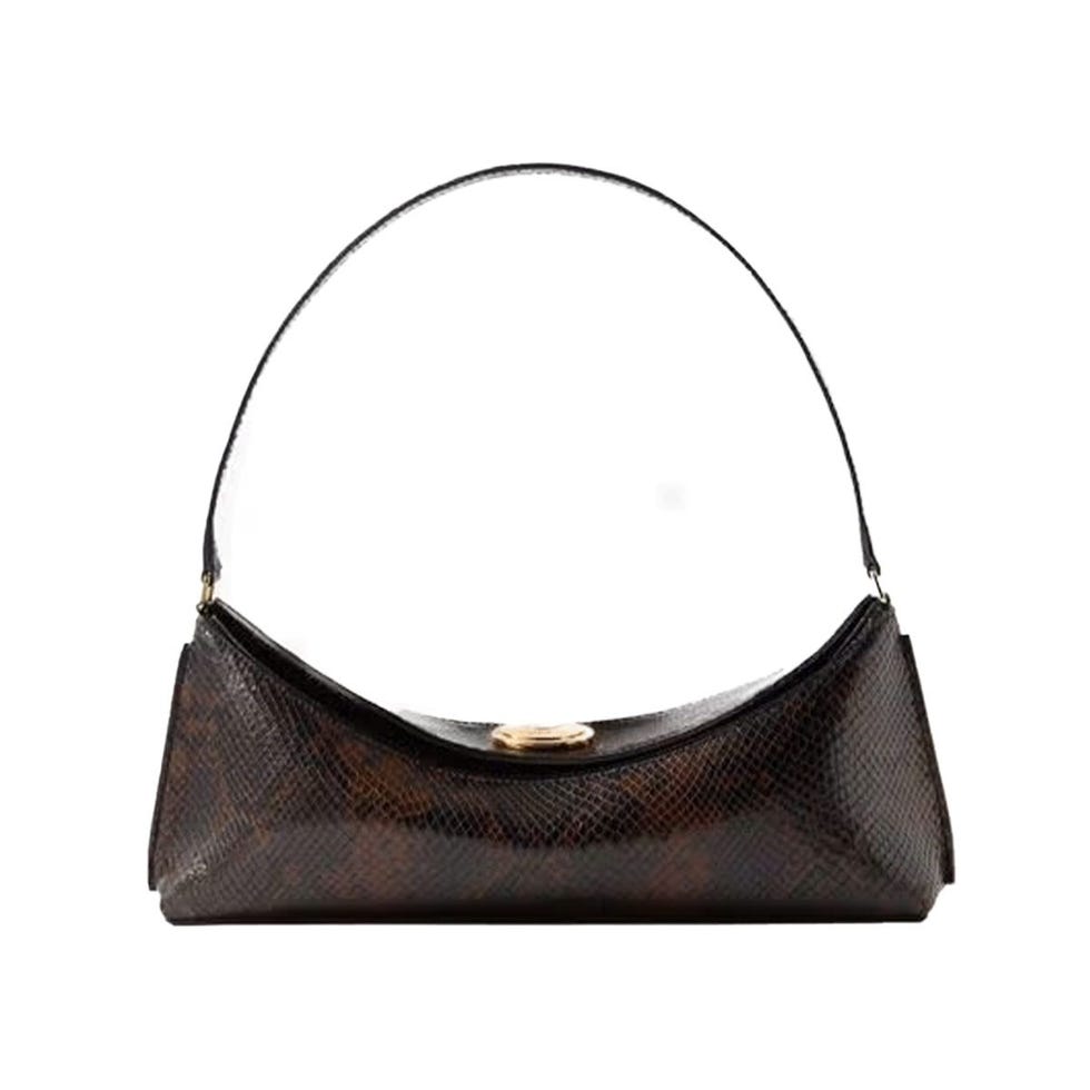 Le Sac à bandoulière en cuir de Calisso Snake-Embossed Le Sac à bandoulière en cuir de Calisso Snake-Embossed