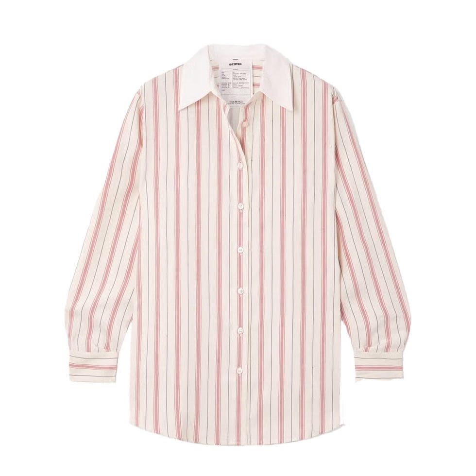 Linden en soie rayée et chemise à mélange de linge Linden en soie rayée et chemise à mélange de linge