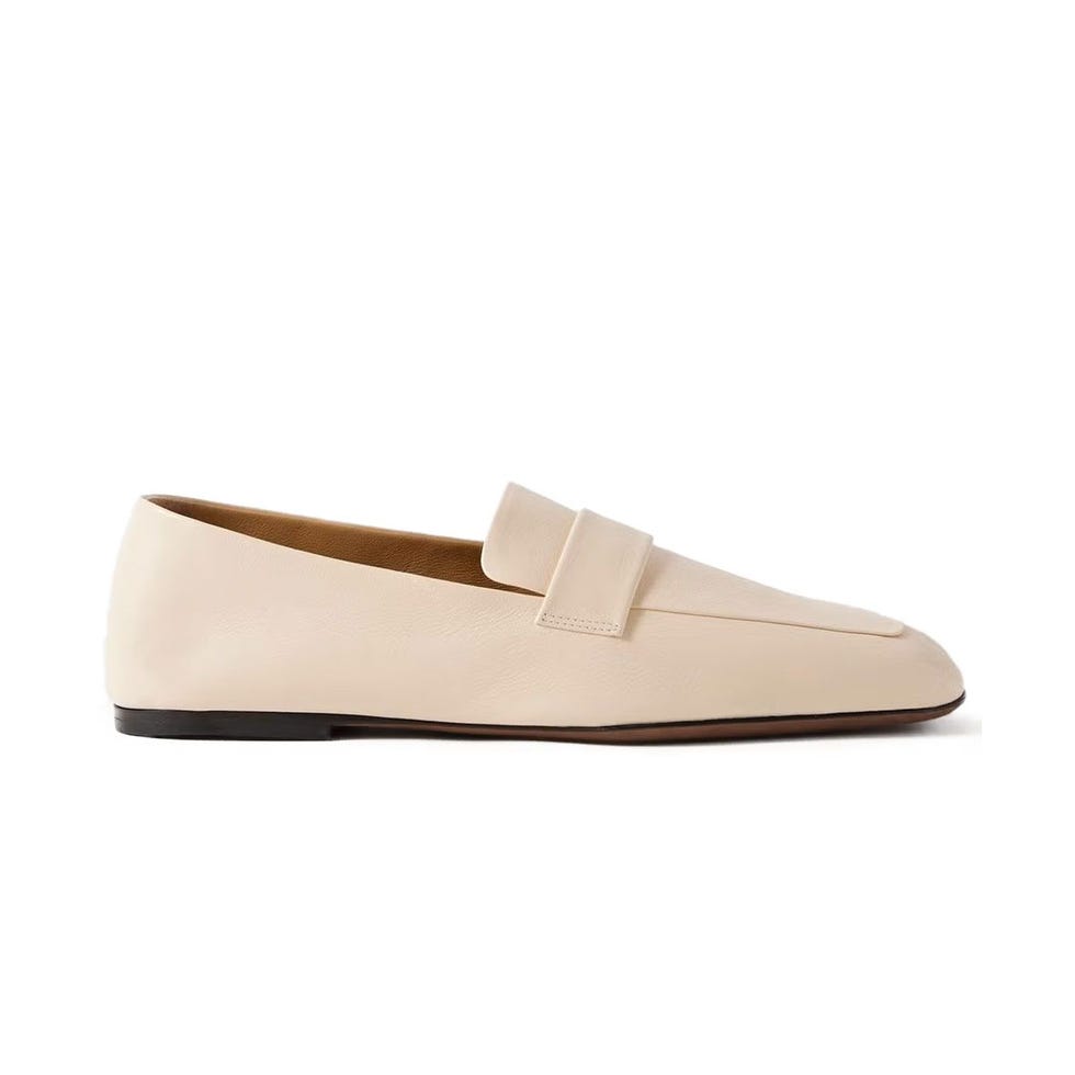 Mocassins en cuir carré Mocassins en cuir carré