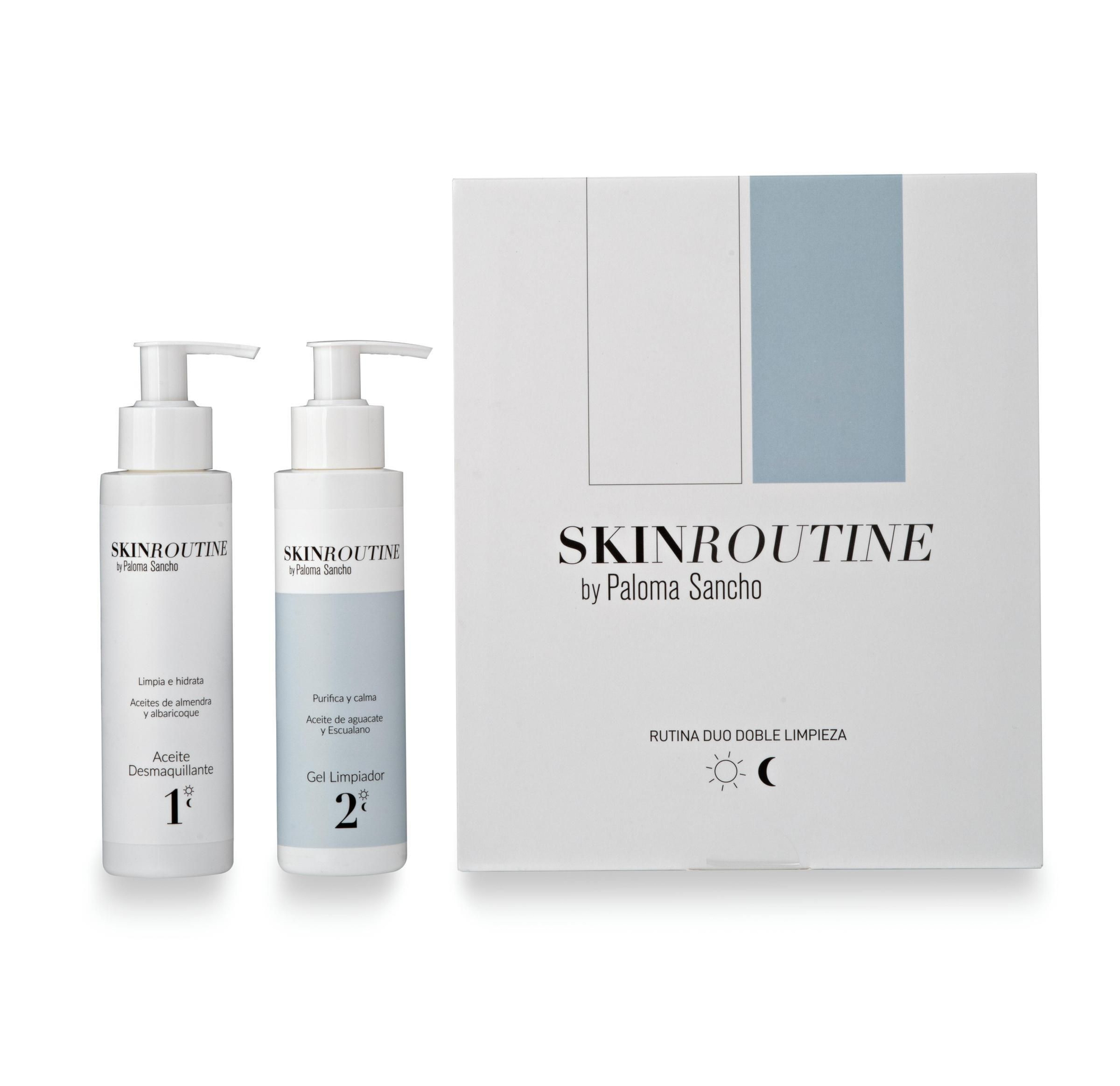 Double nettoyage de la routine Skinroutine par Paloma Sancho