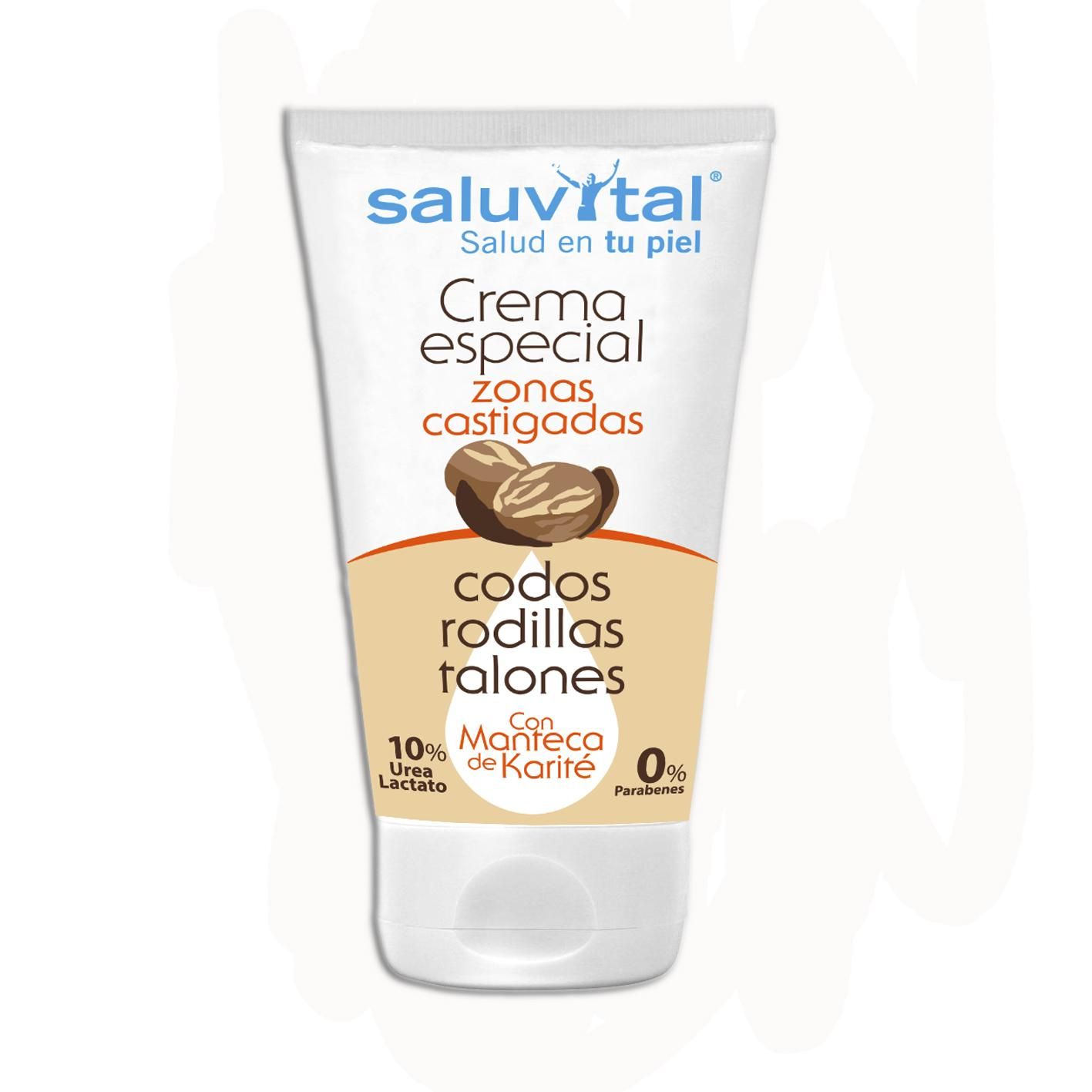 Zones punies de crème spéciale