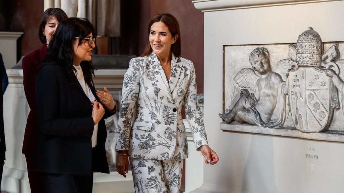 El traje estampado de Mary de Dinamarca, pura inspiración.
