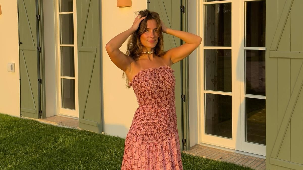 María Pombo en sus vacaciones en Cantabria