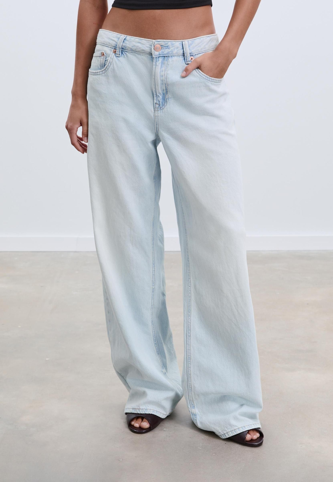 Jeans «jambe large»